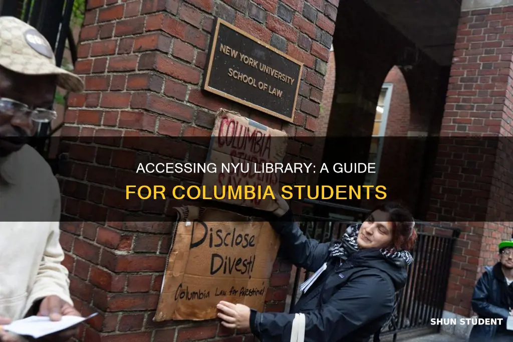 can columbia university students use the nyu library