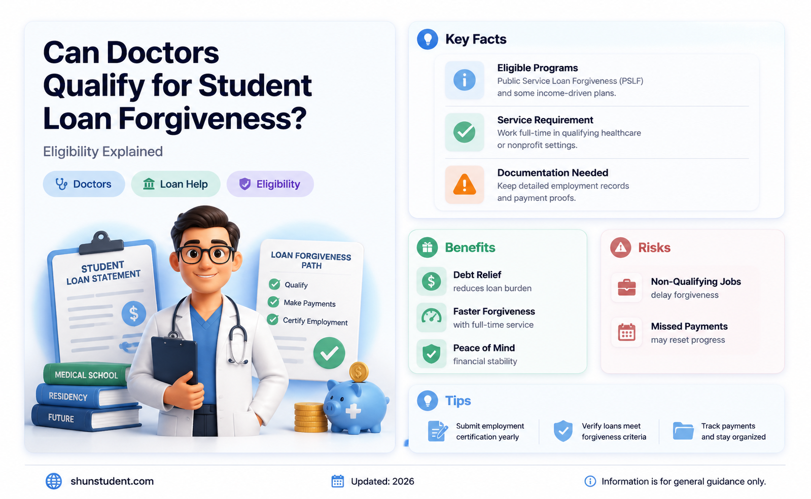 are doctors eligible for student loan forgiveness