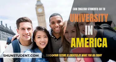 English Students: Can They Study in US Universities?