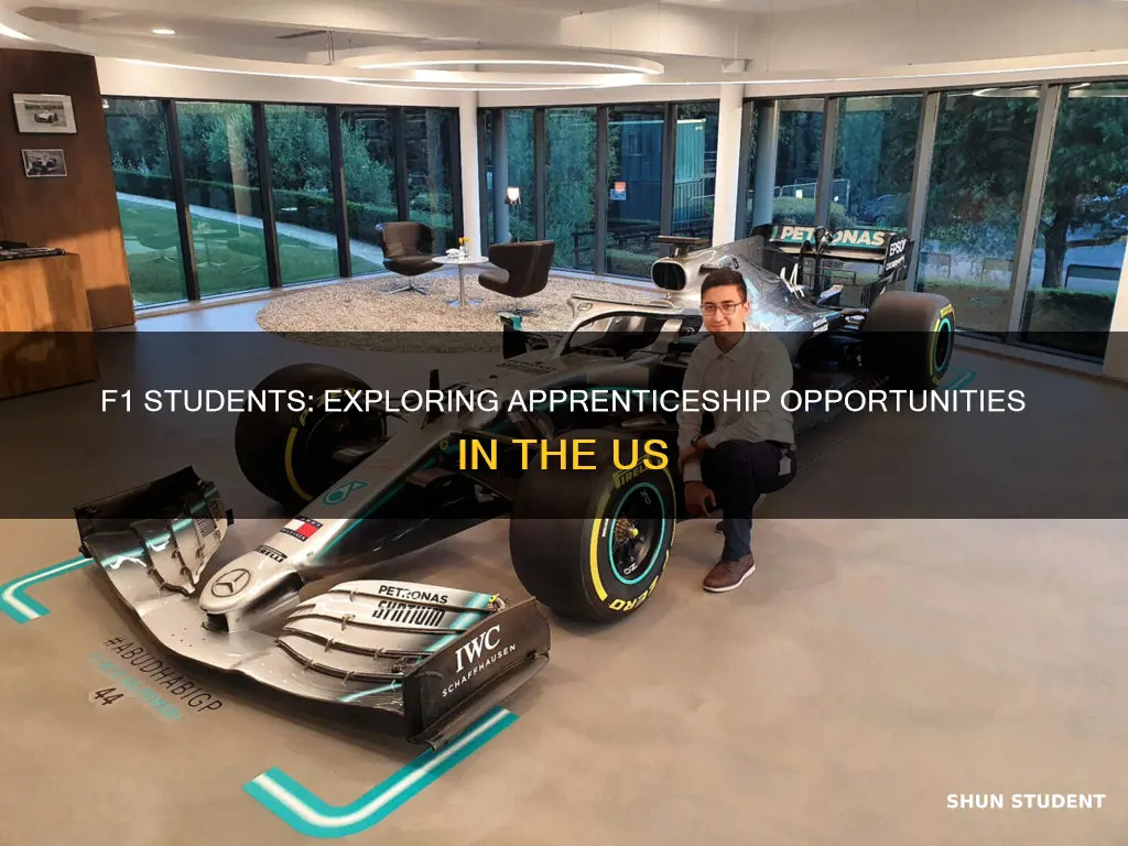 can f1 international students do apprenticeship program