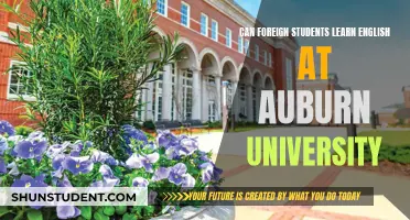 Foreign Students Learning English at Auburn University