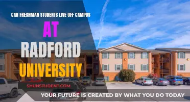 Freshman Students Living Off-Campus: Radford University's Policy Explained