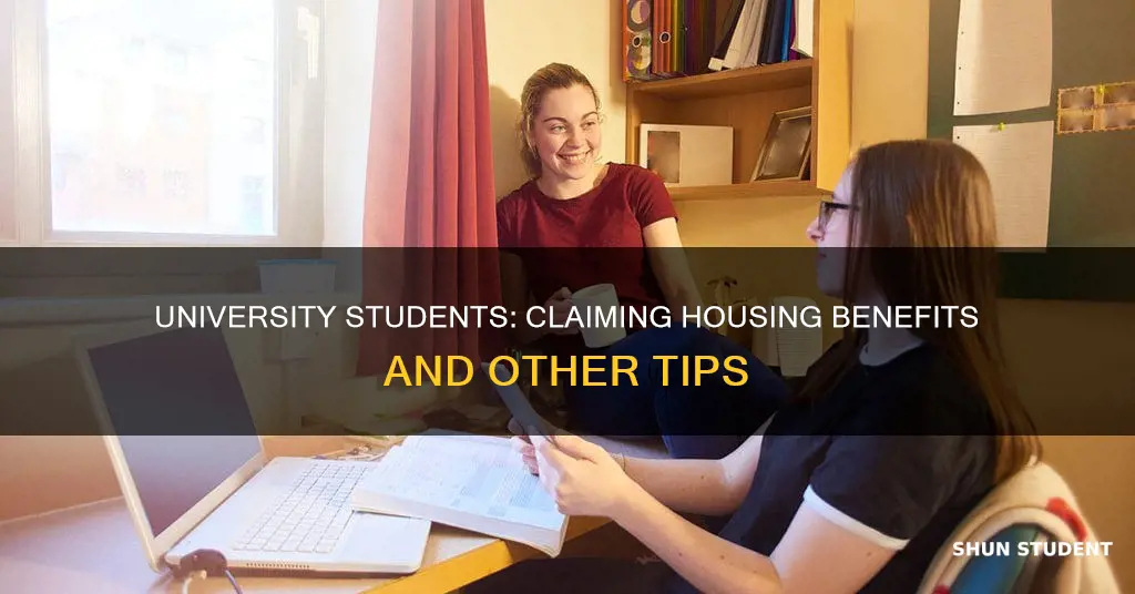 can full time university students claim housing benefit