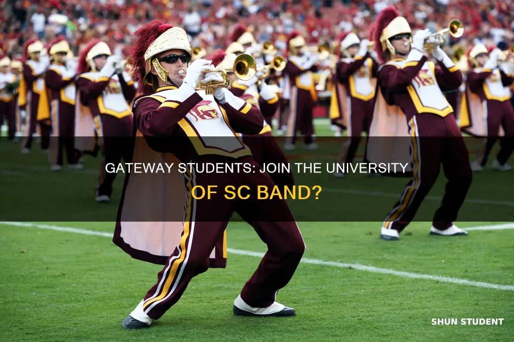 can gateway students be in university of sc marching band