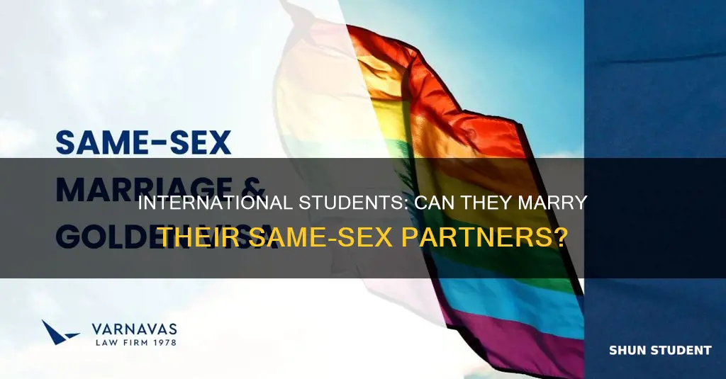 can gay marriage be given to international student