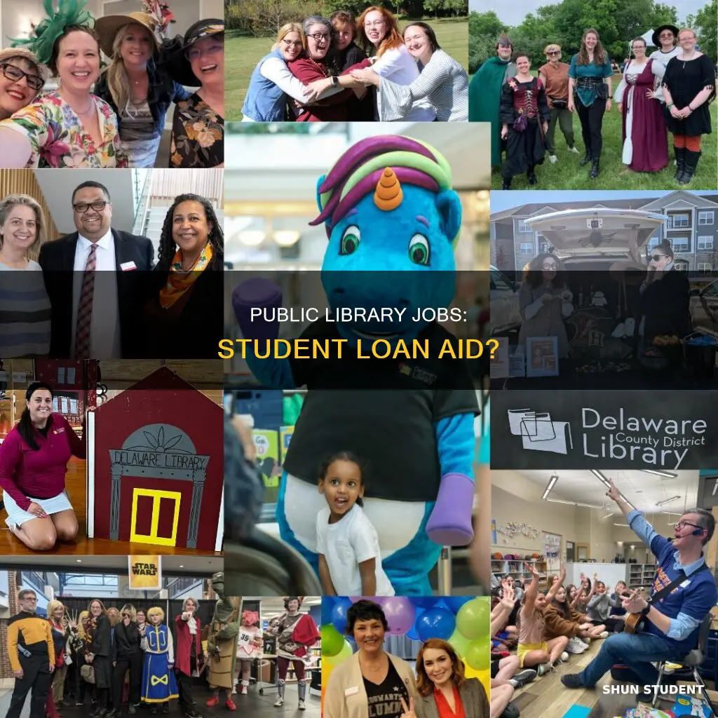 can getting a county library job help pay student loans