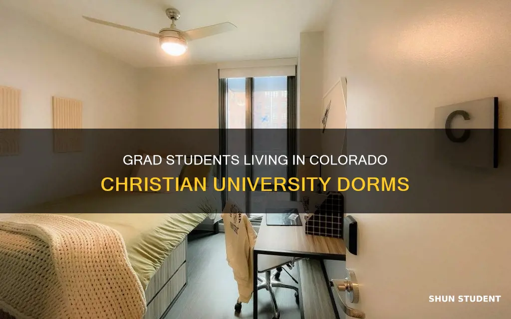 can grad students live in dorms at colorado christian university