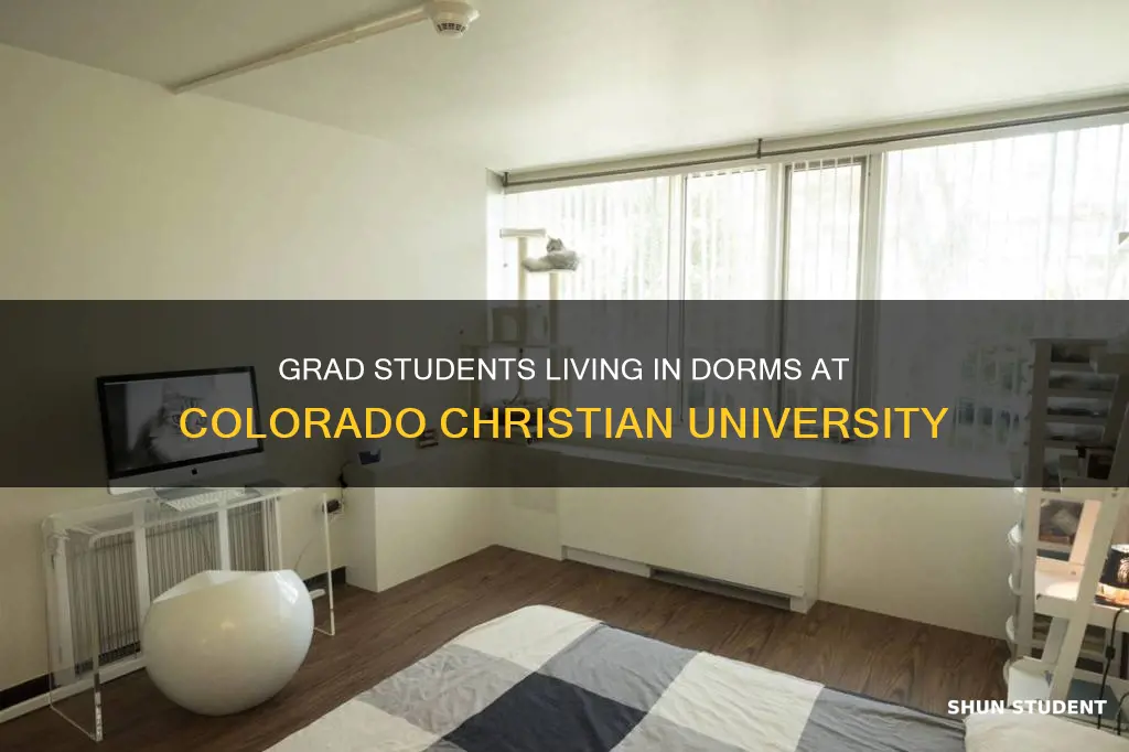 can grad students live in dorms at colorado christian university
