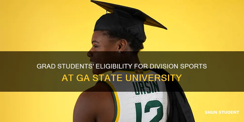 can grad students play division sports ga state university