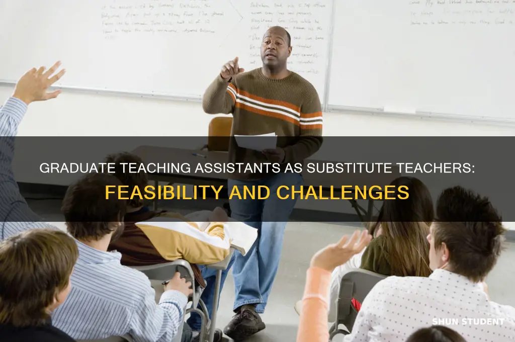 can graduate student teaching assistants substitute teach