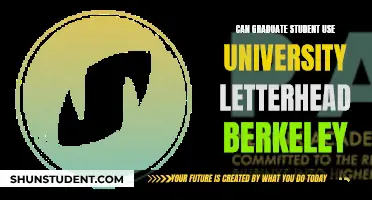 University Letterhead: Berkeley Grad Student Access?