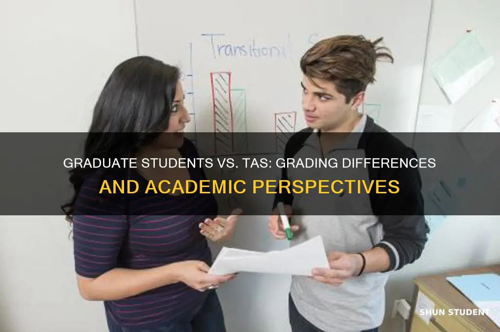 can graduate students grade differently ta teacher assistants