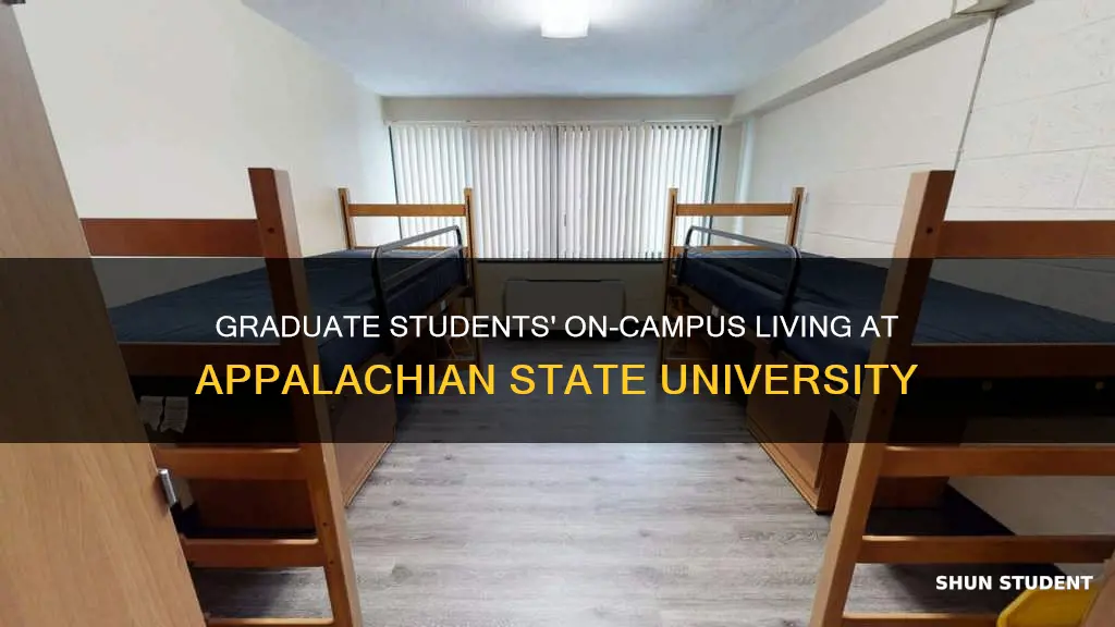 can graduate students live on campus at appalachun state university