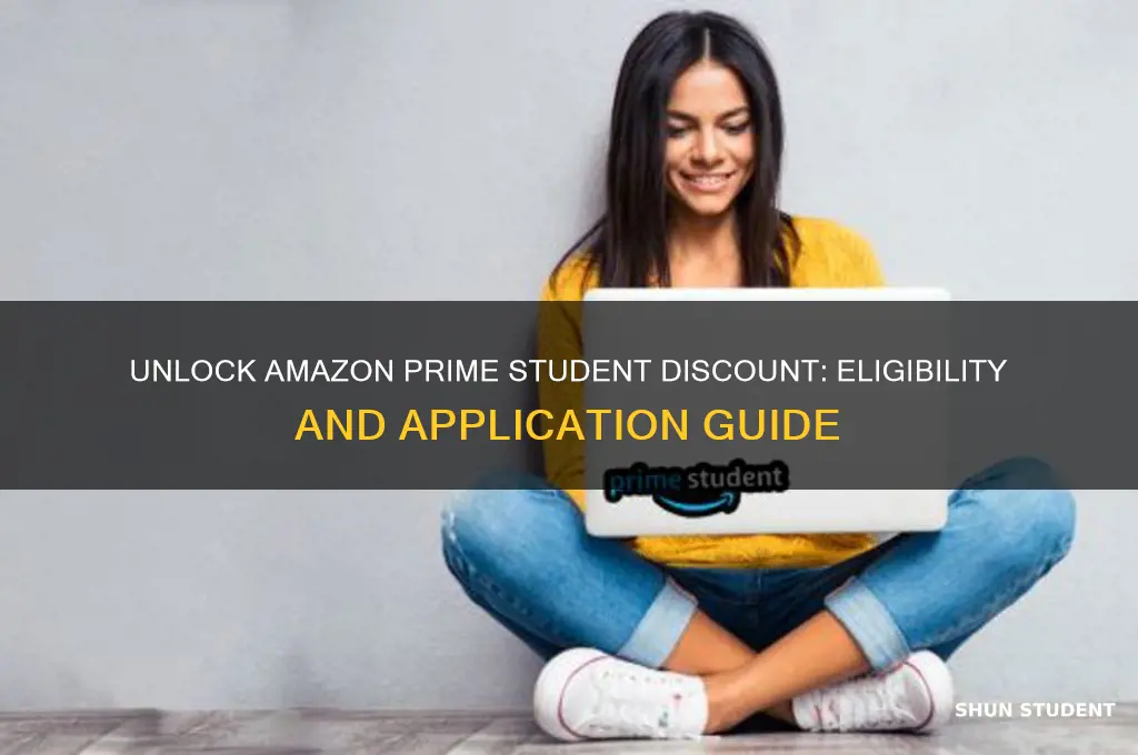 can i apply a students discount to amazon prime