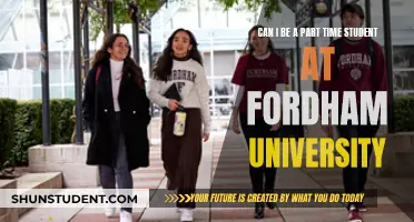 Part-Time Study Options at Fordham University