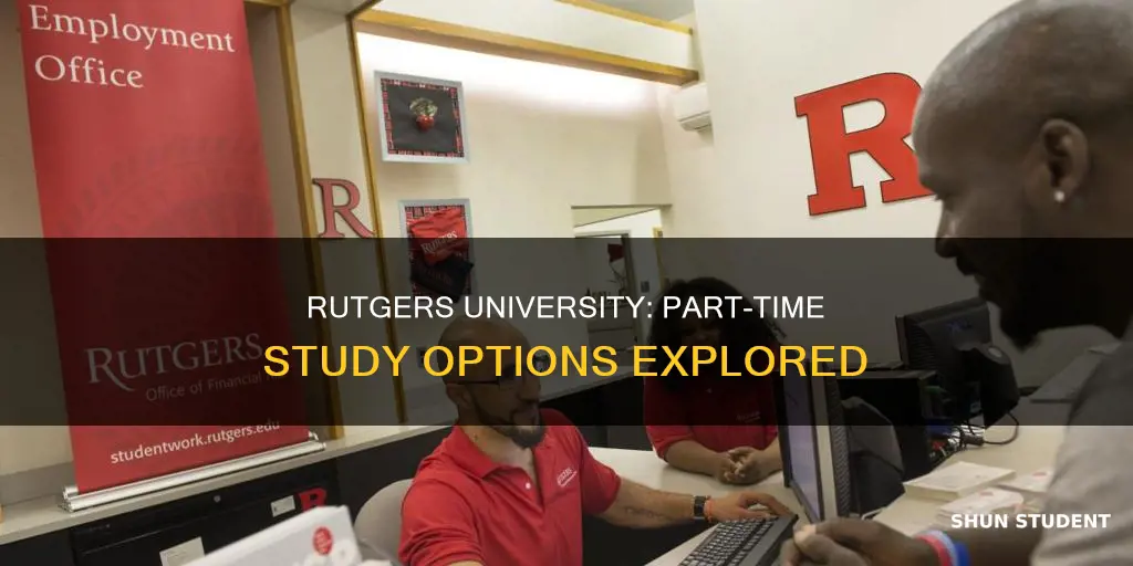 can i be a part time student in rutgers university