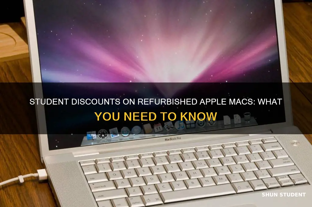 can i buy a refurbished apple mac with student discount