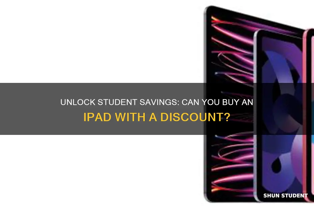 can i buy ipad with student discount