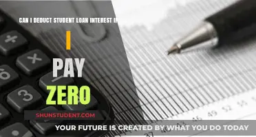 Student Loan Interest: Zero Payments, Zero Deductions?