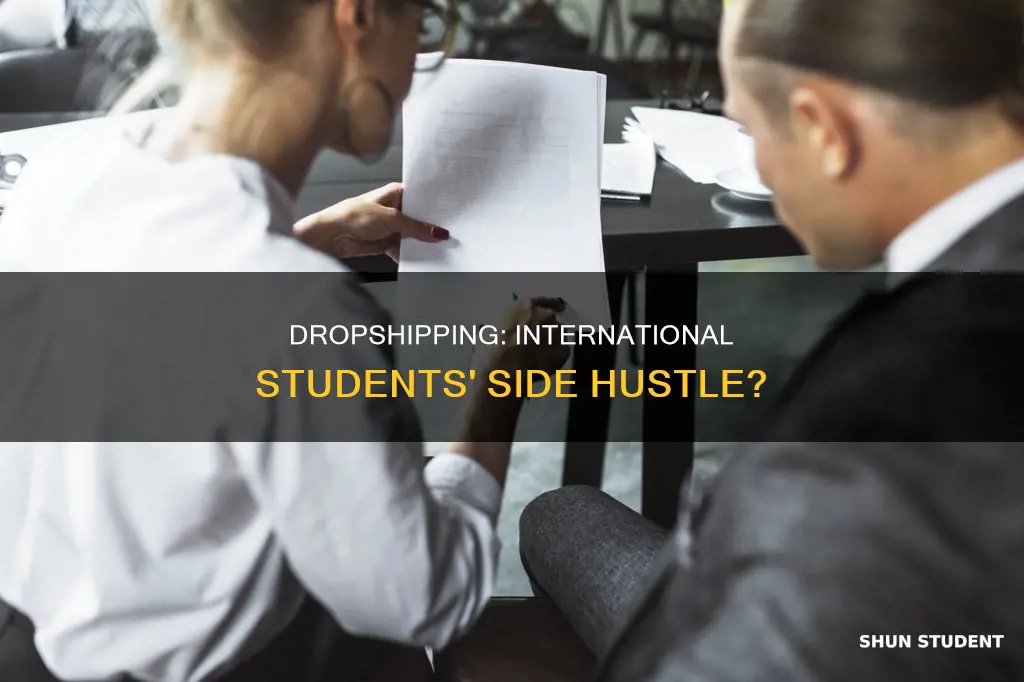 can i do dropshipping as an international student