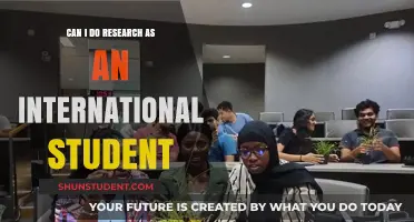 Research Opportunities for International Students