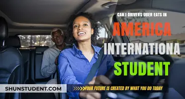 International Students: Drive Uber Eats in the US?