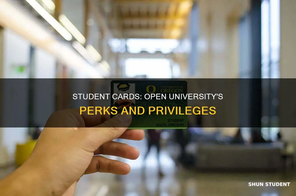 can i get a student card with open university