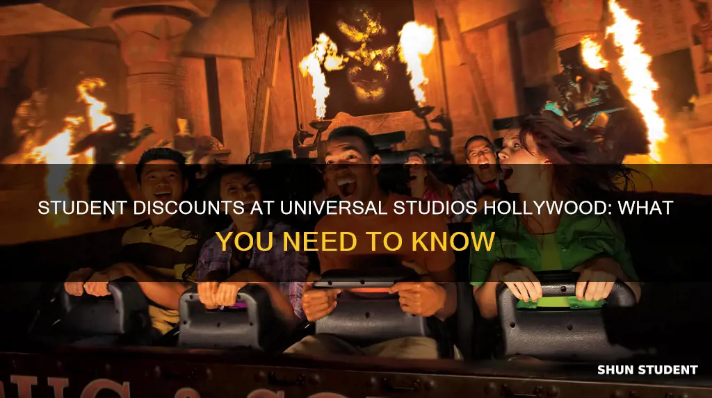 can i get a student discount at universal studios hollywood