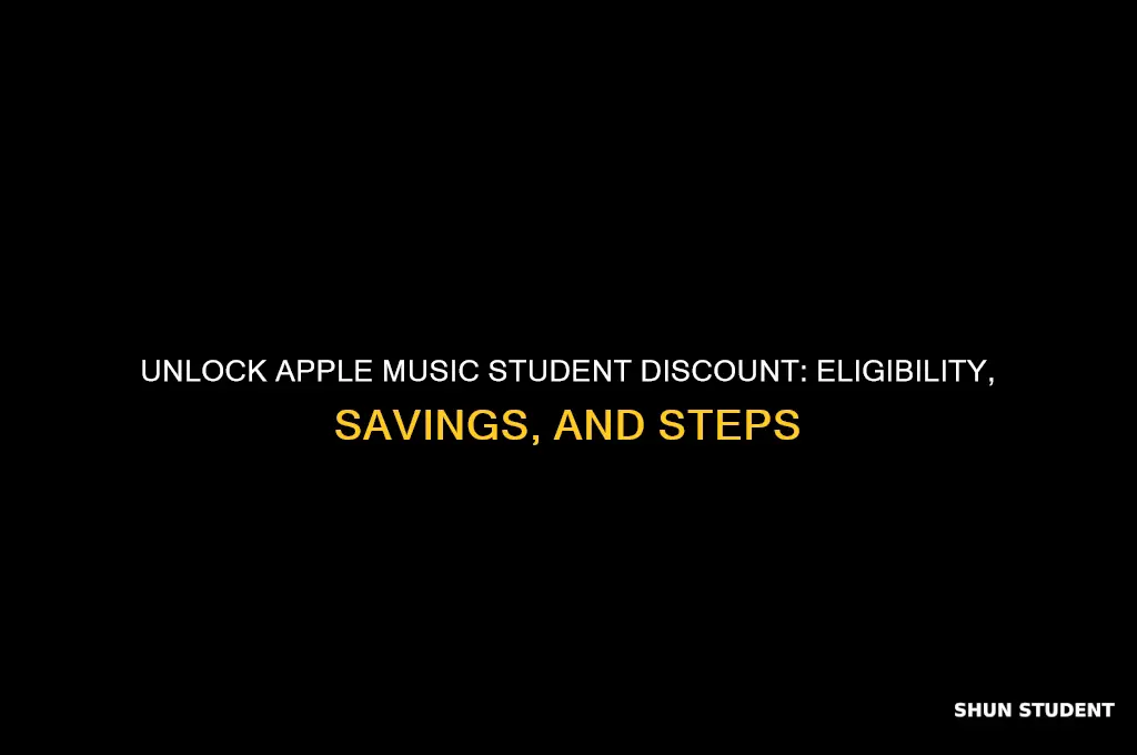 can i get a student discount for apple music