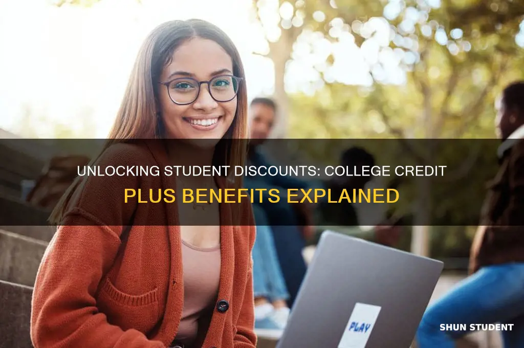 can i get a student discount from college credit plus