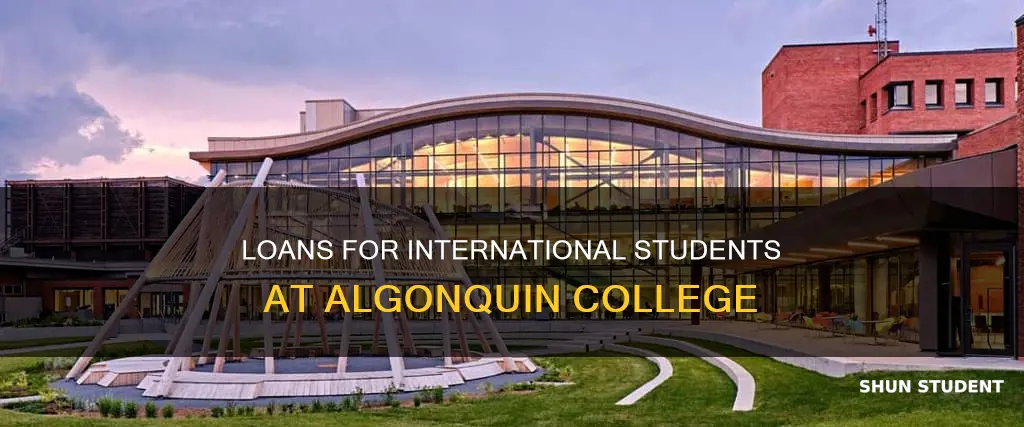 can i get international student loan for algonquin college