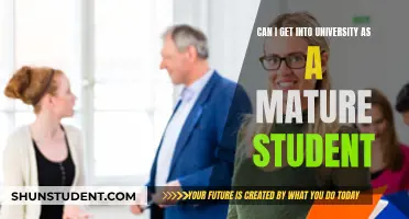 Unlocking University Dreams: Mature Students' Edition