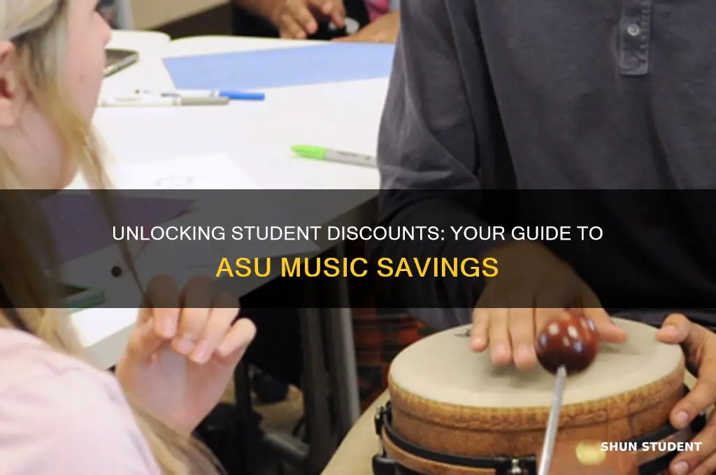 can i get student discount at asu music