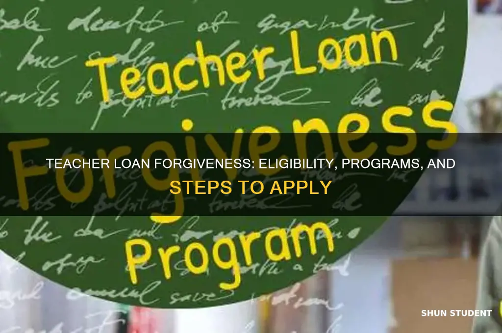 can i get student loan forgiveness as a teacher