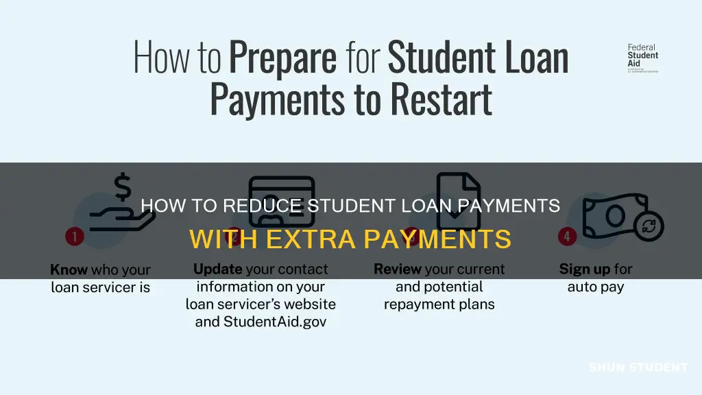 can i lower student loan payments by paying more