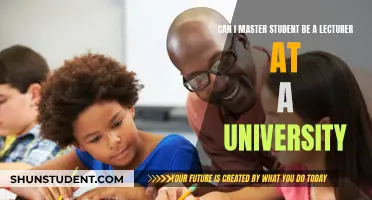Master's Students: Can They Teach University Courses?