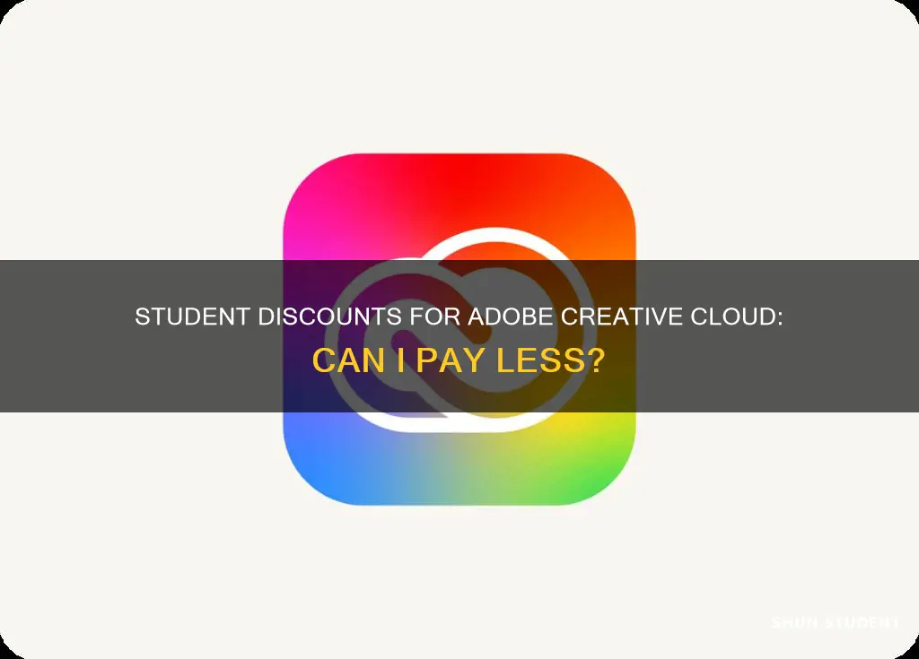 can i pay for adobe suite student