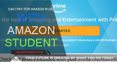 Amazon Student: Paying for Amazon Music