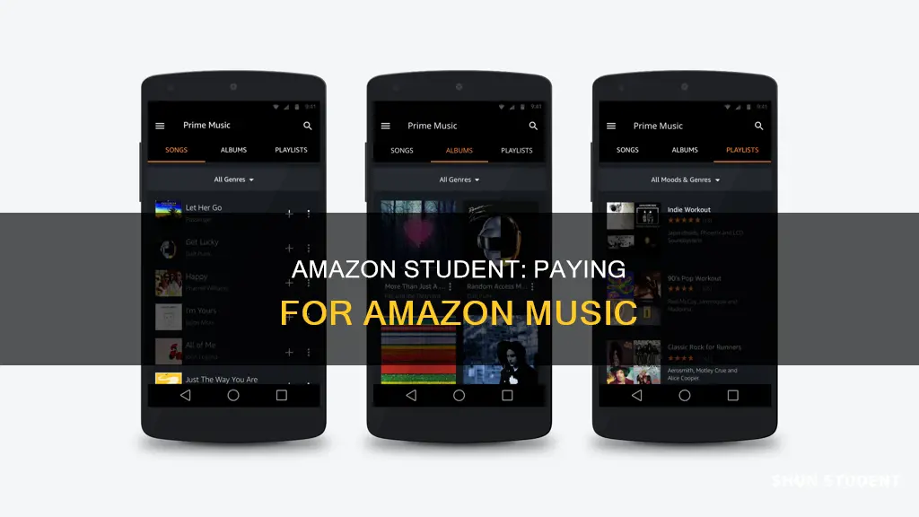 can i pay for amazon music with amazon student