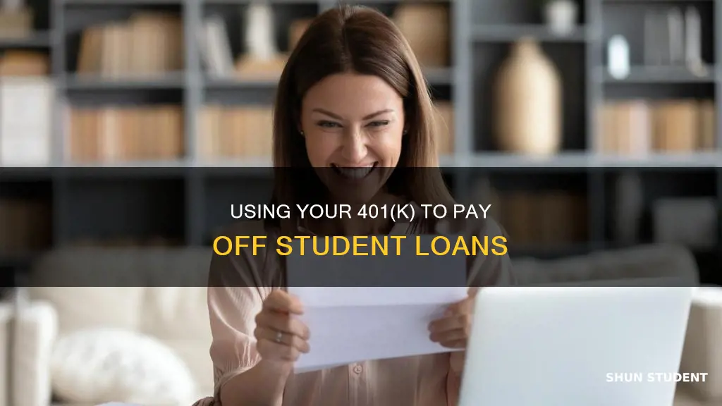 can i pay my student loan with my 401k