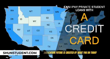 Private Student Loans: Credit Card Payment Options