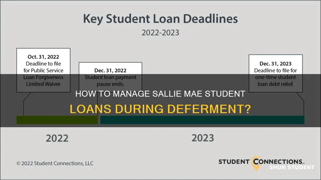 can i pay student loan sallie mae while in defferment