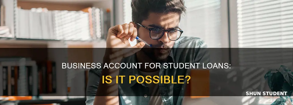 can i pay student loans from business account