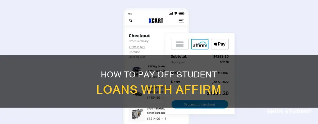 can i pay student loans with affirm