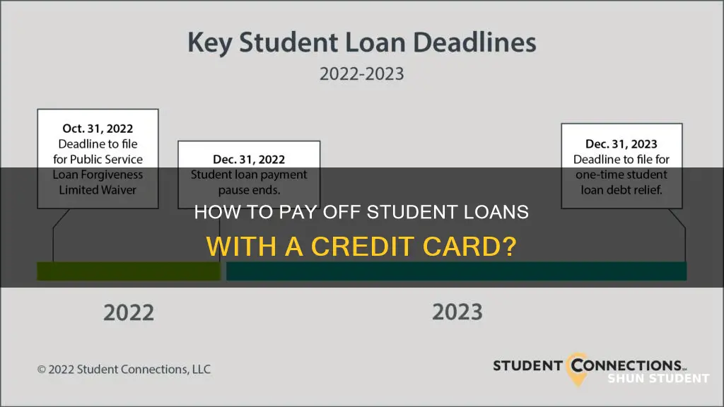 can i pay student loans with creidt card