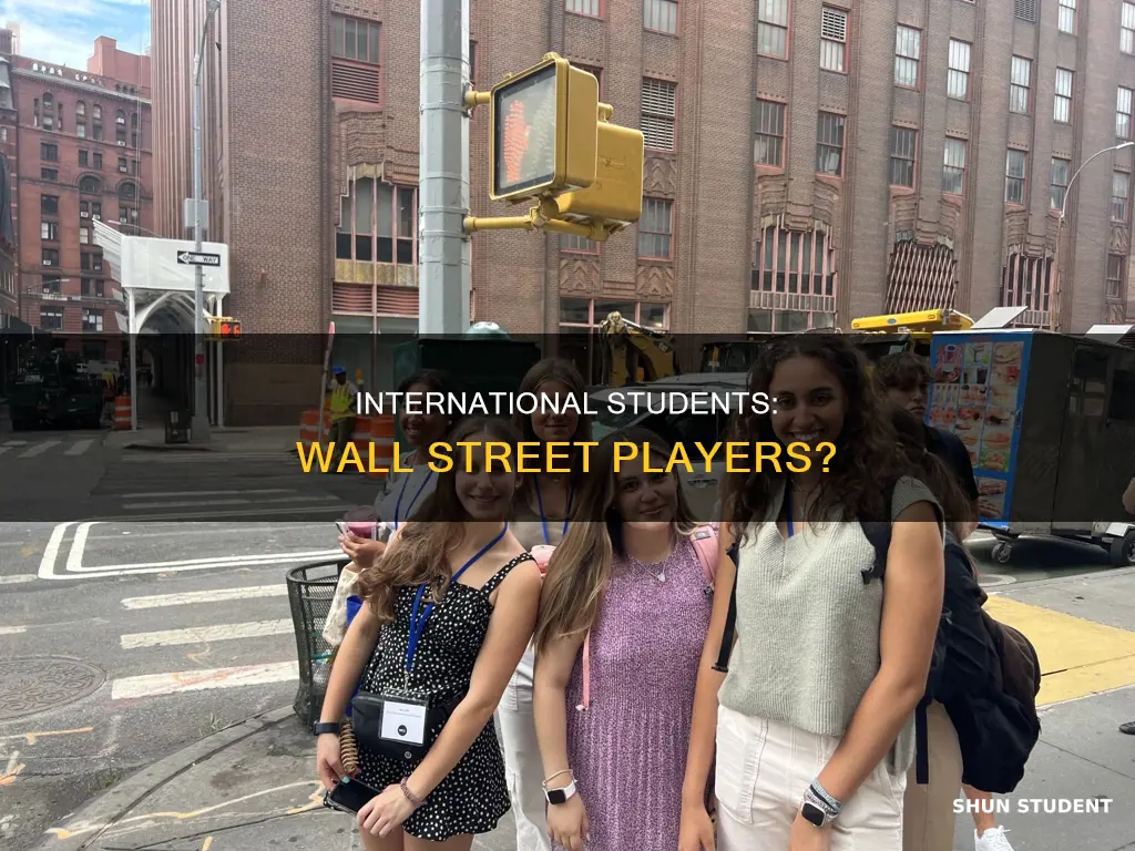 can i play at wall street being an international student