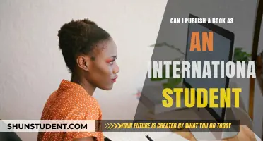International Students: Can They Publish Books?
