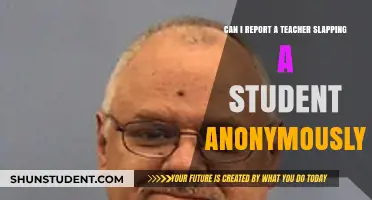 Reporting Teacher Abuse Anonymously: Options for Witnessing Student Assault