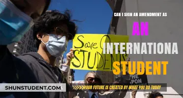 Amendments: International Student Rights and Signatures