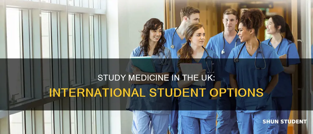 can i study medicine in uk as an international student